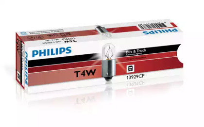Автолампа Philips T4W 24V 4W BA9S T8,5x24,5 13929 CP