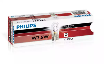 Автолампа Philips 24V 2,5W W2,1X9,5D T10 13960 CP