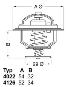 Термостат Wahler 4022.88D