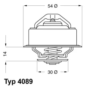 Термостат Wahler 4089.87D
