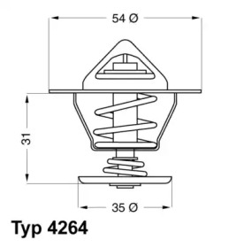 Термостат Wahler 4264.84D