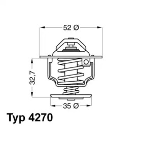 Термостат Wahler 4270.88D