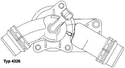 Термостат Wahler 4326.97D