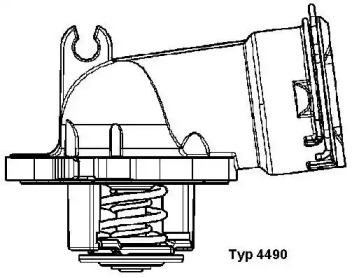 Термостат Wahler 4490.87D
