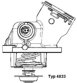 Термостат Wahler 4833.100D