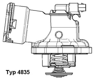 Термостат Wahler 4835.87D