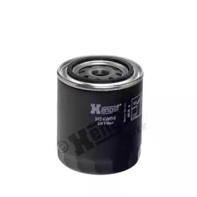 Фільтр масляний Audi A4/A6 2.4-3.0 95-05/Skoda SuperB 2.8 V6 01-08/VW Passat B5/B6 2.8 V6 96-05 HENGST FILTER H24W04