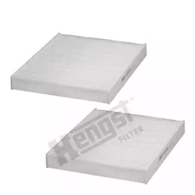 Фільтр салону BMW 5 (F10/F11/F07GT)/6 (F12/F13/F06GC) 10-18/7 (F01-F04) 08-15 (к-кт 2 шт.) HENGST FILTER E2978LI-2