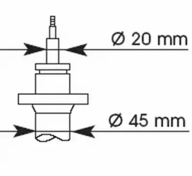 Амортизатор KYB 663500