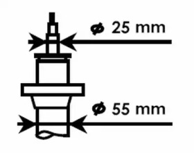 Амортизатор KYB 335808