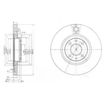 Диск тормозной DELPHI BG2407