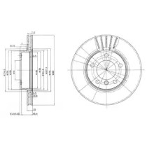 Диск гальмівний DELPHI BG2623C