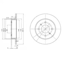 Диск тормозной DELPHI BG2633
