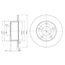 Диск тормозной DELPHI BG2746