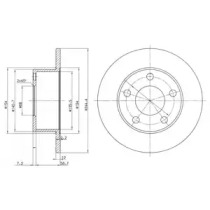 Диск тормозной DELPHI BG2746C