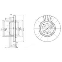 Диск гальмівний DELPHI BG3039