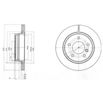 Диск тормозной DELPHI BG3041C
