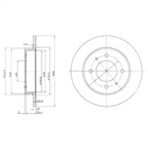 Тормозний диск DELPHI BG3070