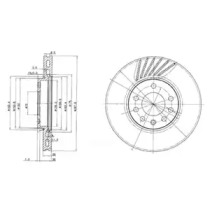 Диск гальмівний DELPHI BG3142