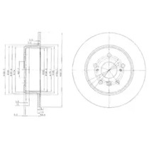 Диск тормозной DELPHI BG3183