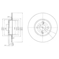Тормозний диск DELPHI BG3186