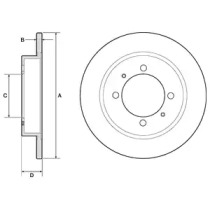Диск тормозной DELPHI BG3203