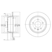 Диск тормозной DELPHI BG3241