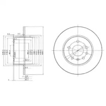 Диск гальмівний DELPHI BG3274