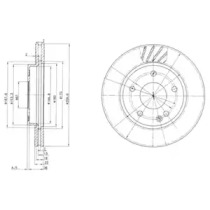 Диск тормозной DELPHI BG3395