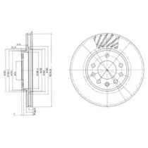 Диск гальмівний DELPHI BG3405