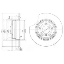 Диск тормозной DELPHI BG3629