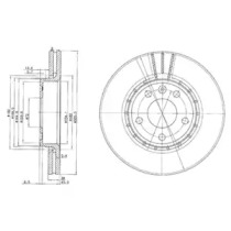 Диск тормозной DELPHI BG3768