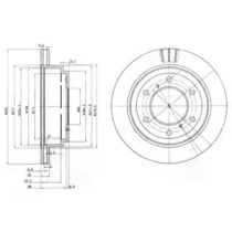 Диск тормозной DELPHI BG3813