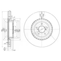 Диск тормозной DELPHI BG3818