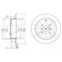 Тормозний диск DELPHI BG3867