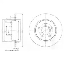 Диск тормозной DELPHI BG3896