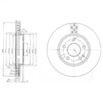 Диск тормозной DELPHI BG3909