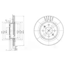Диск тормозной DELPHI BG3934