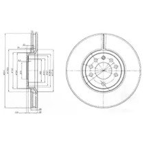 Диск тормозной DELPHI BG3973