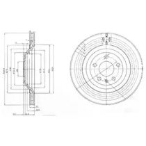 Диск тормозной DELPHI BG3991