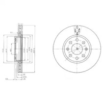 Диск тормозной DELPHI BG4004