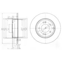 Диск тормозной DELPHI BG4012
