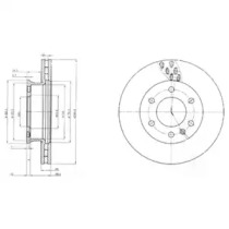 Диск тормозной DELPHI BG4032