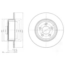 Диск тормозной DELPHI BG4074