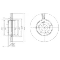 Диск тормозной DELPHI BG4119