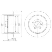 Диск гальмівний DELPHI BG4129
