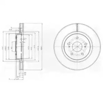 Тормозний диск DELPHI BG4131