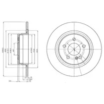 Тормозний диск DELPHI BG4153