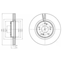 Диск тормозной DELPHI BG4224