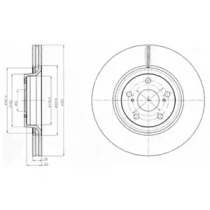 Диск тормозной DELPHI BG4235